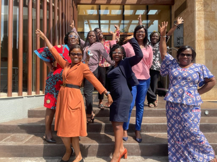 The Centre’s women in agricultural science striking a pose