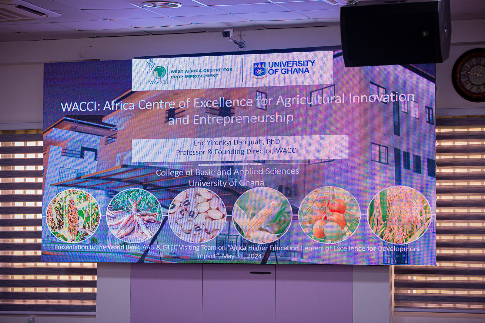 A projection of WACCI’s contribution to improving agricultural productivity and ensuring food security in Africa