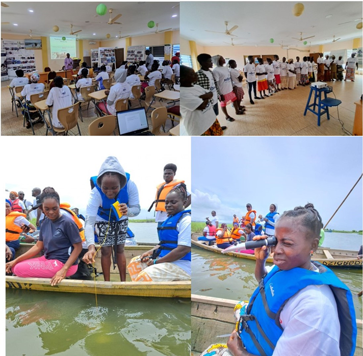 ACECoR- Narkwa Oyster Harvesters Association, Ghana (NOHA) members undergoing leadership, advocacy and basic water quality monitoring training