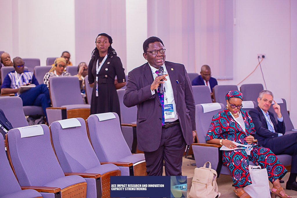 AAU Secretary General, Prof. Olusola Oyewole, contributing to the discussion at the workshop